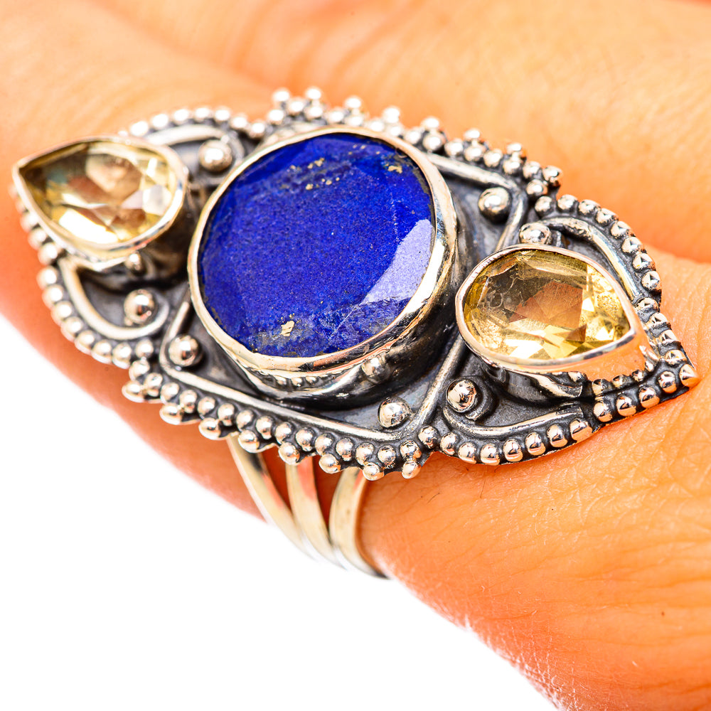 Lapis Lazuli Rings handcrafted by Anasilvercos - RING114938