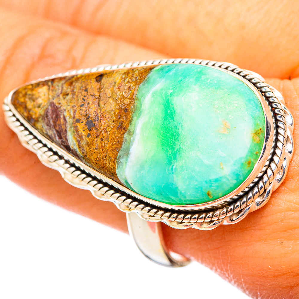 Peruvian Opal Rings handcrafted by Anasilvercos - RING114943