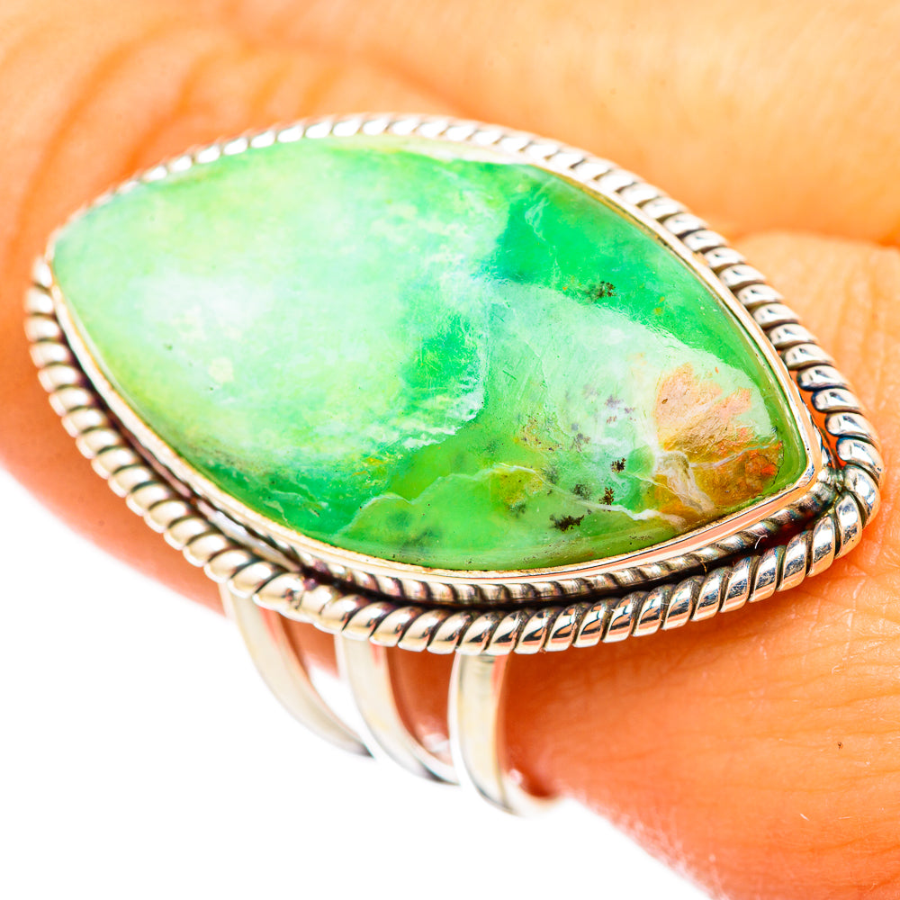 Peruvian Opal Rings handcrafted by Anasilvercos - RING114946