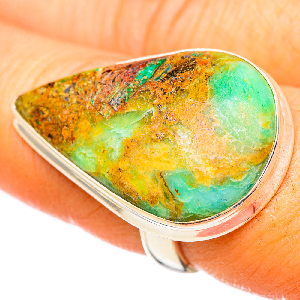 Peruvian Opal Rings handcrafted by Anasilvercos - RING114958