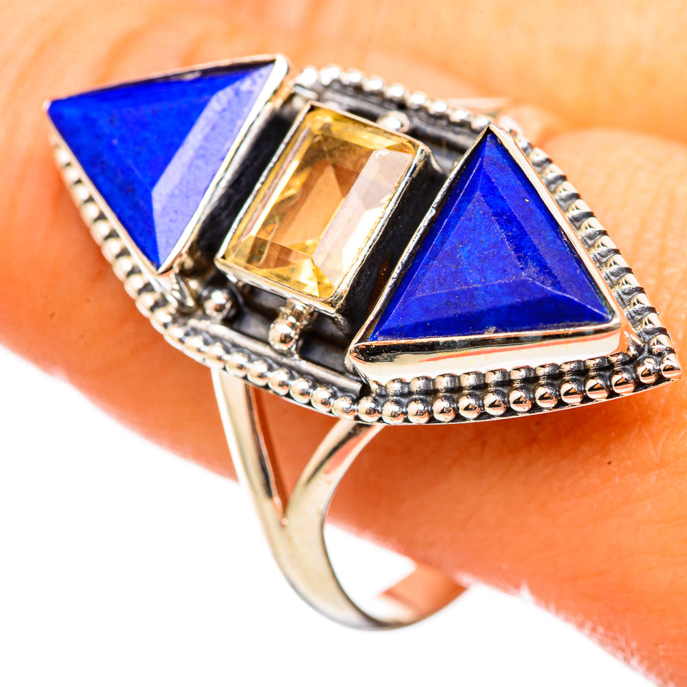 Lapis Lazuli Rings handcrafted by Anasilvercos - RING114967