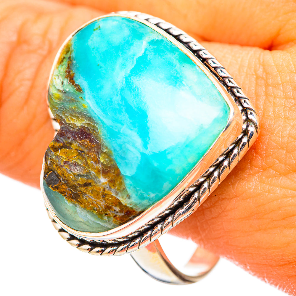 Peruvian Opal Rings handcrafted by Anasilvercos - RING114970
