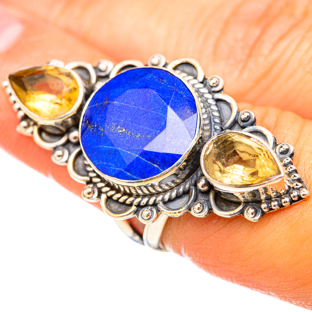 Lapis Lazuli Rings handcrafted by Anasilvercos - RING114973