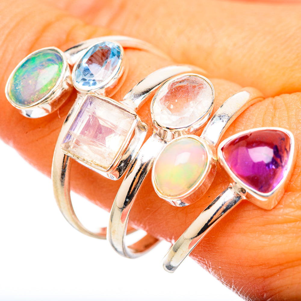 Multi-Stone Rings handcrafted by Anasilvercos - RING114982