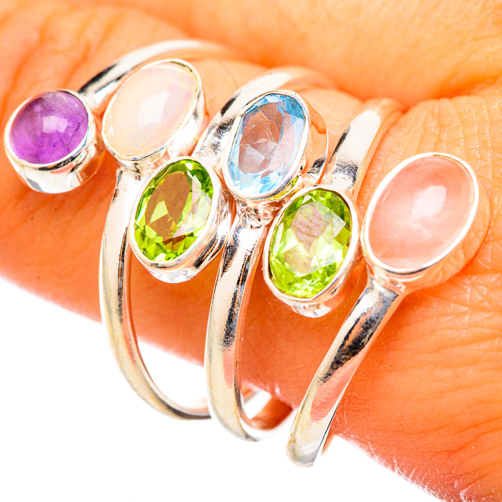 Multi-Stone Rings handcrafted by Anasilvercos - RING114983