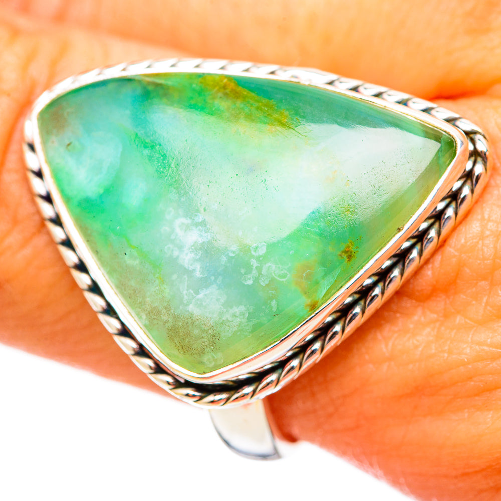 Peruvian Opal Rings handcrafted by Anasilvercos - RING114994