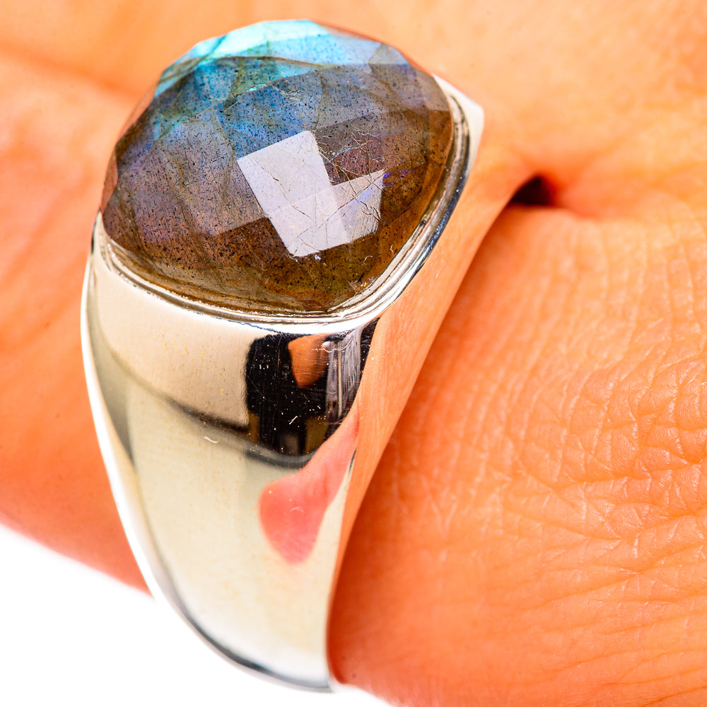 Labradorite Rings handcrafted by Anasilvercos - RING114997