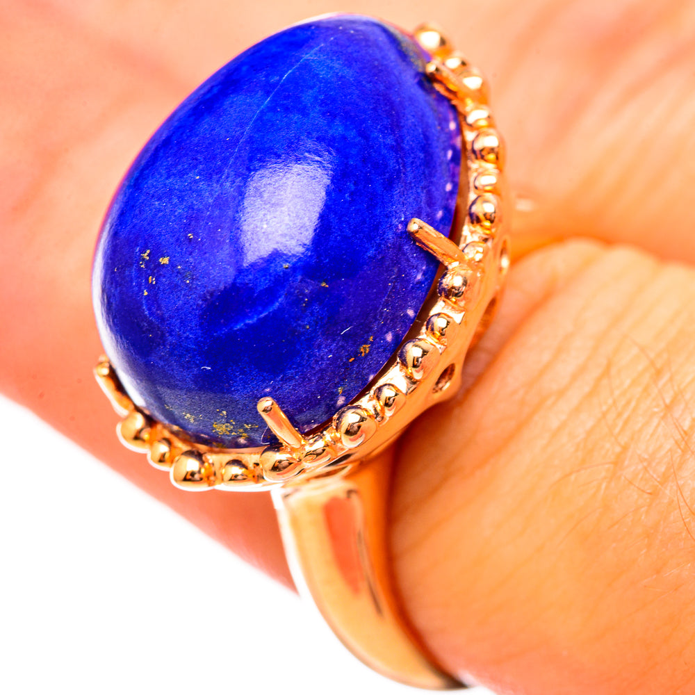 Lapis Lazuli Rings handcrafted by Anasilvercos - RING115022