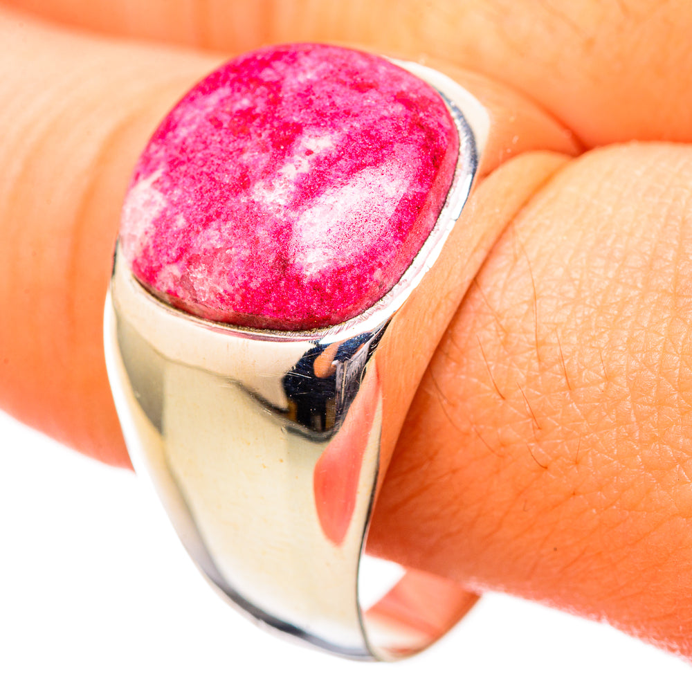 Thulite Rings handcrafted by Anasilvercos - RING115034