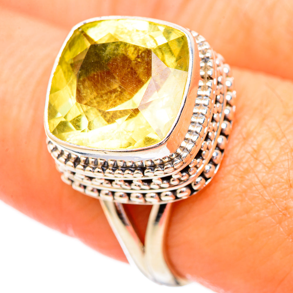 Citrine Rings handcrafted by Anasilvercos - RING115046