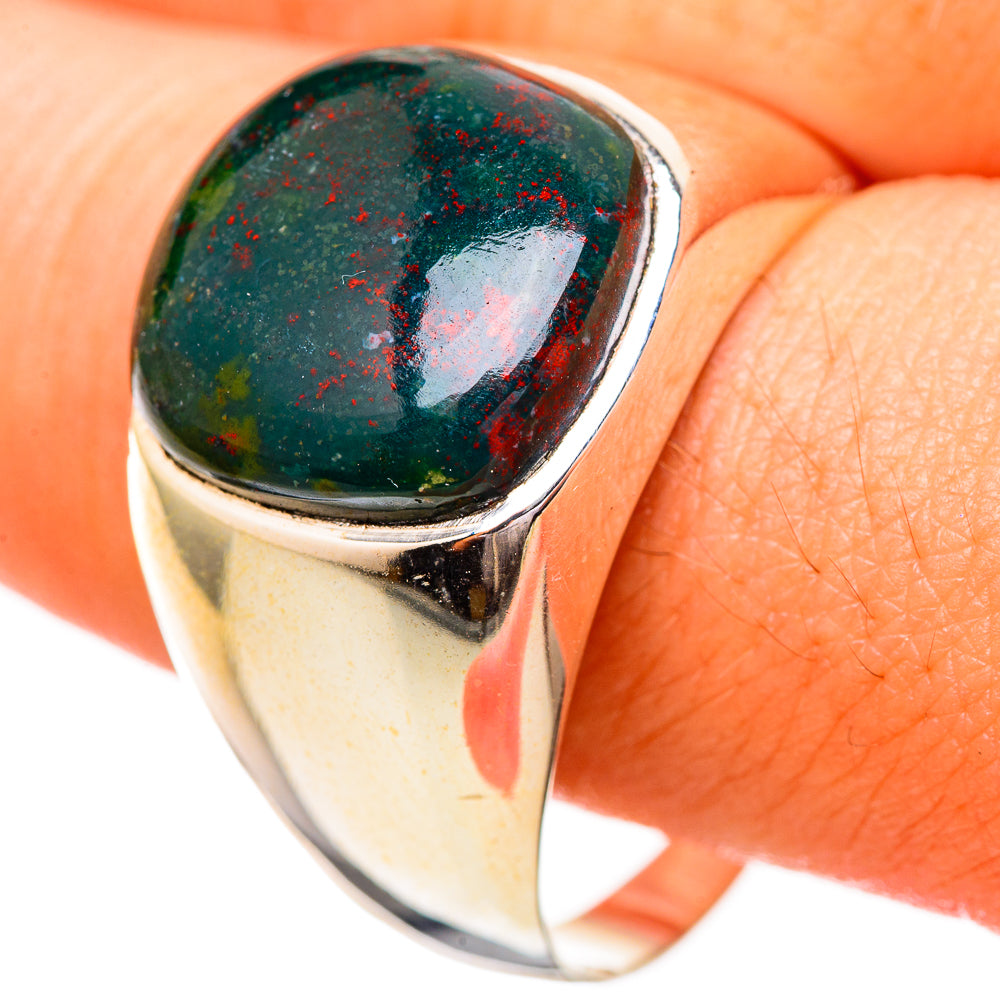 Bloodstone Rings handcrafted by Anasilvercos - RING115054