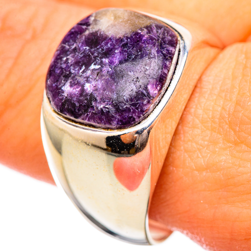 Charoite Rings handcrafted by Anasilvercos - RING115065