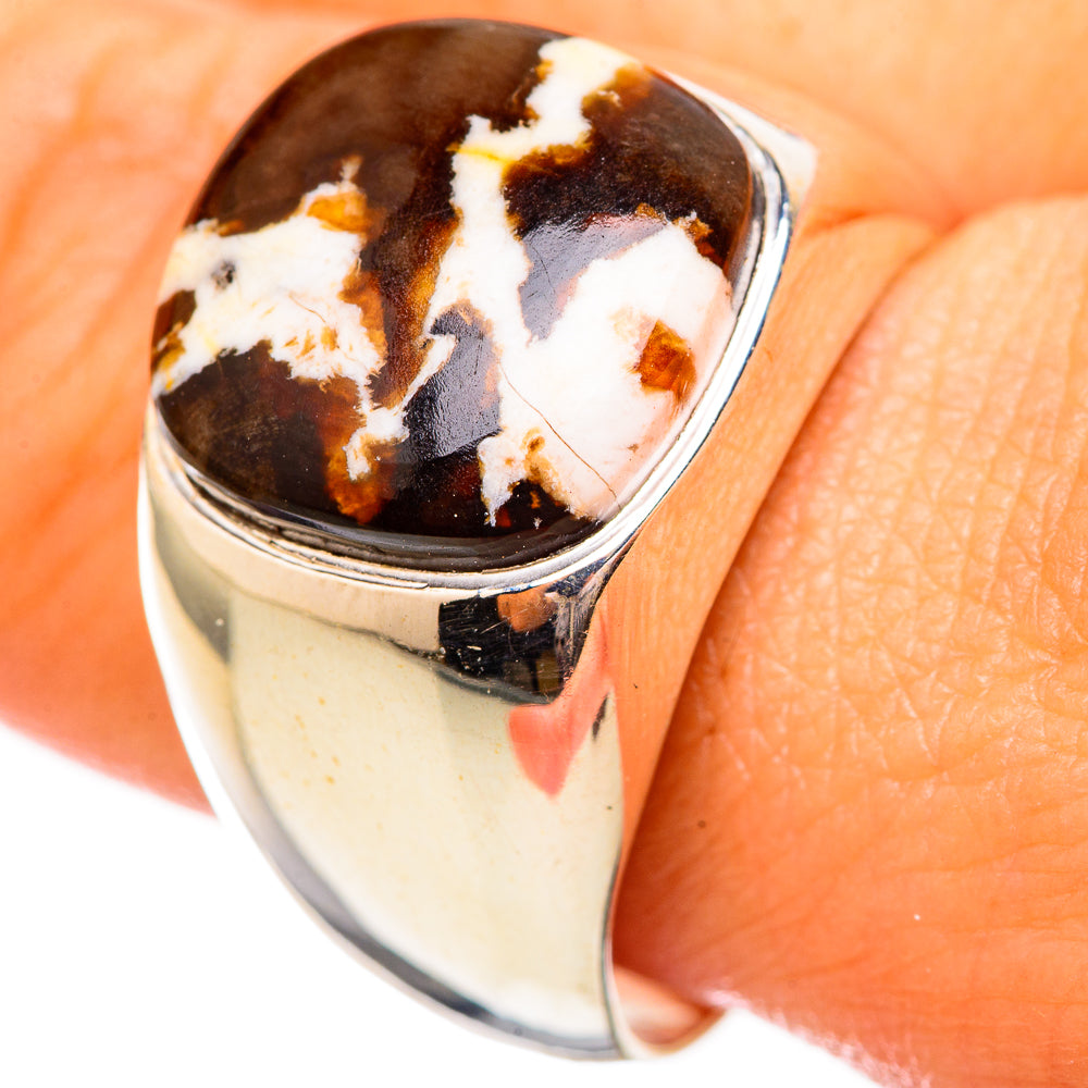 Peanut Wood Jasper Rings handcrafted by Anasilvercos - RING115081