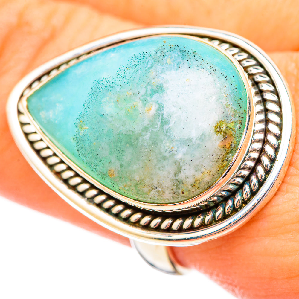 Peruvian Opal Rings handcrafted by Anasilvercos - RING115117