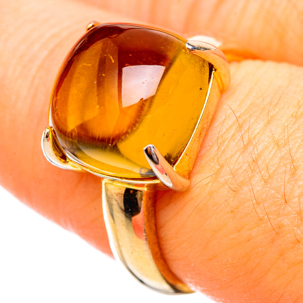 Citrine Rings handcrafted by Anasilvercos - RING115127