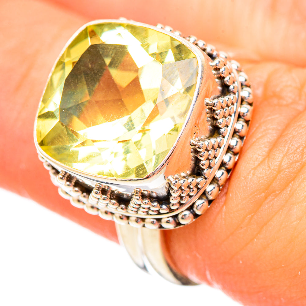 Citrine Rings handcrafted by Anasilvercos - RING115164
