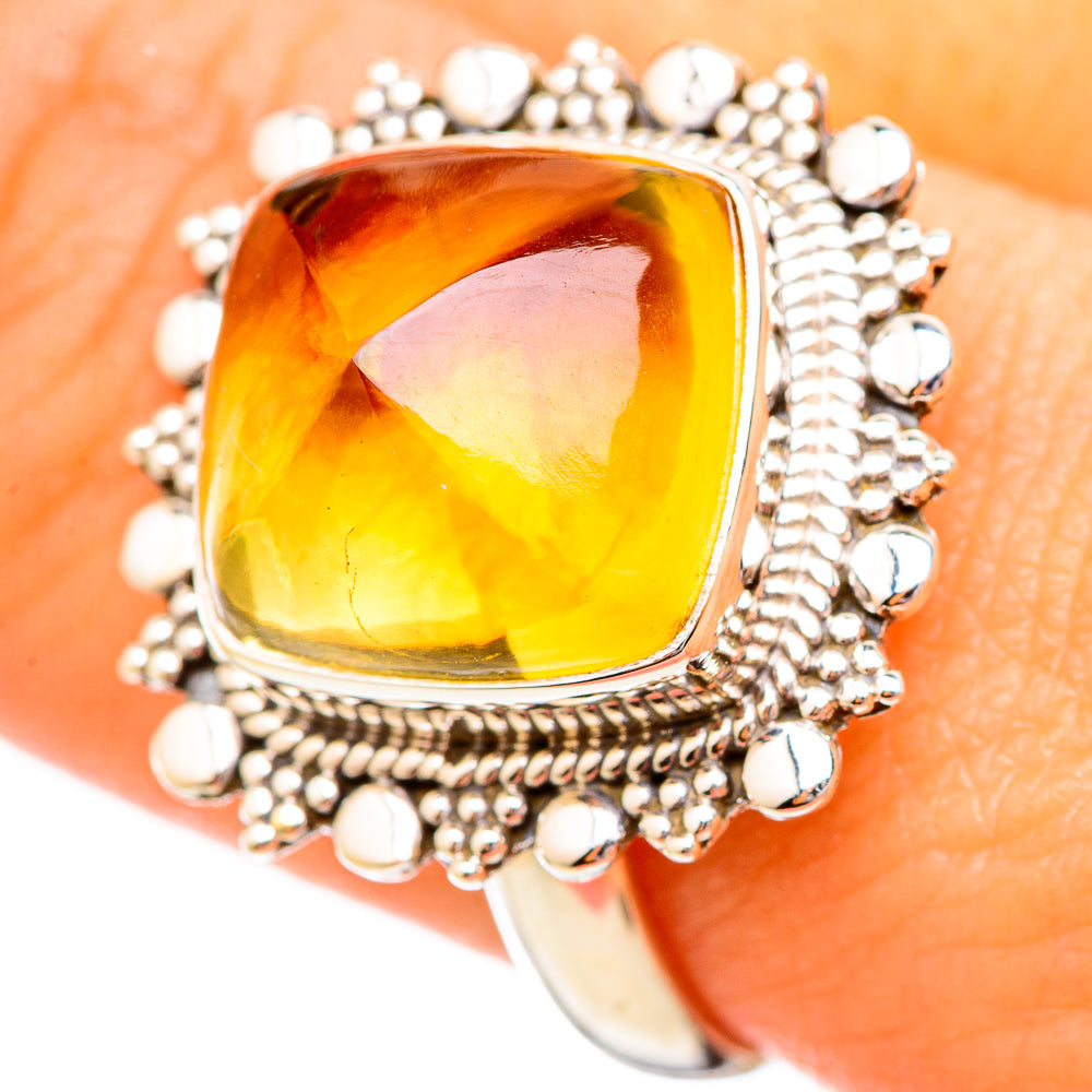 Citrine Rings handcrafted by Anasilvercos - RING115174