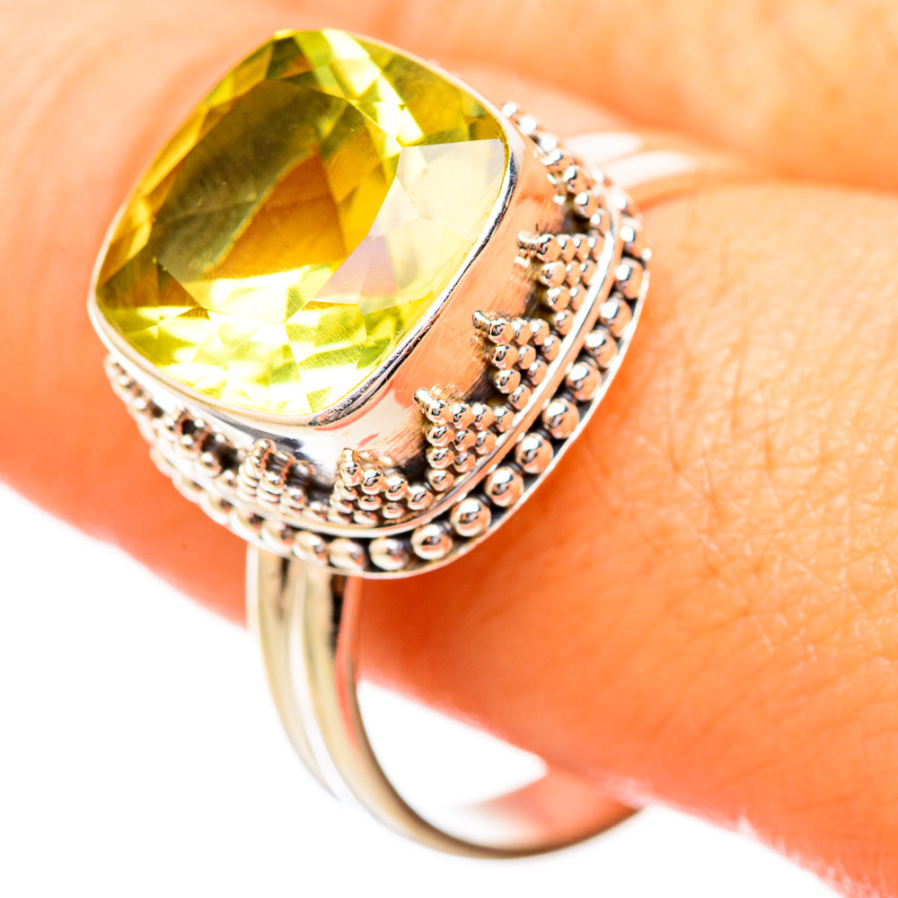 Citrine Rings handcrafted by Anasilvercos - RING115185