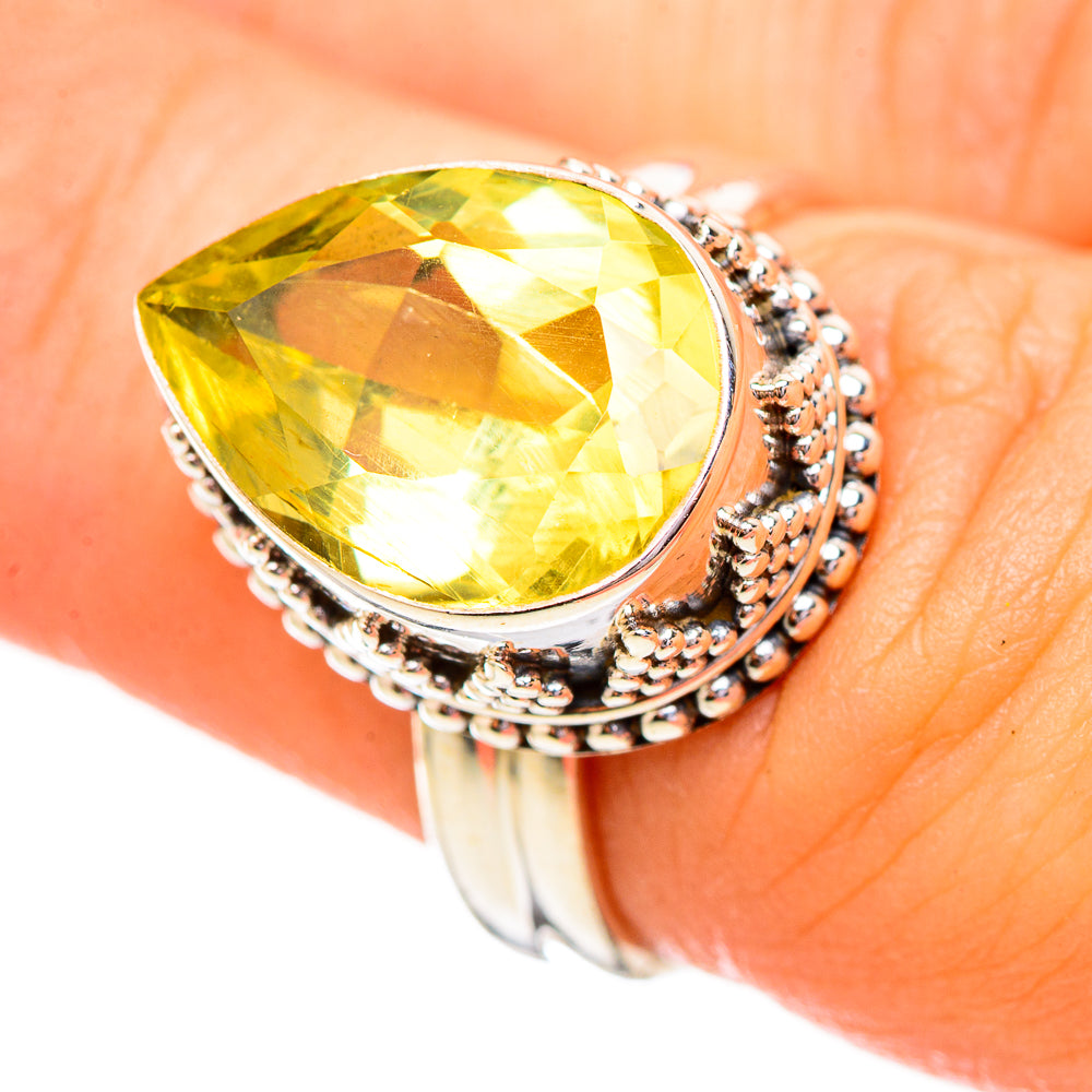 Citrine Rings handcrafted by Anasilvercos - RING115186