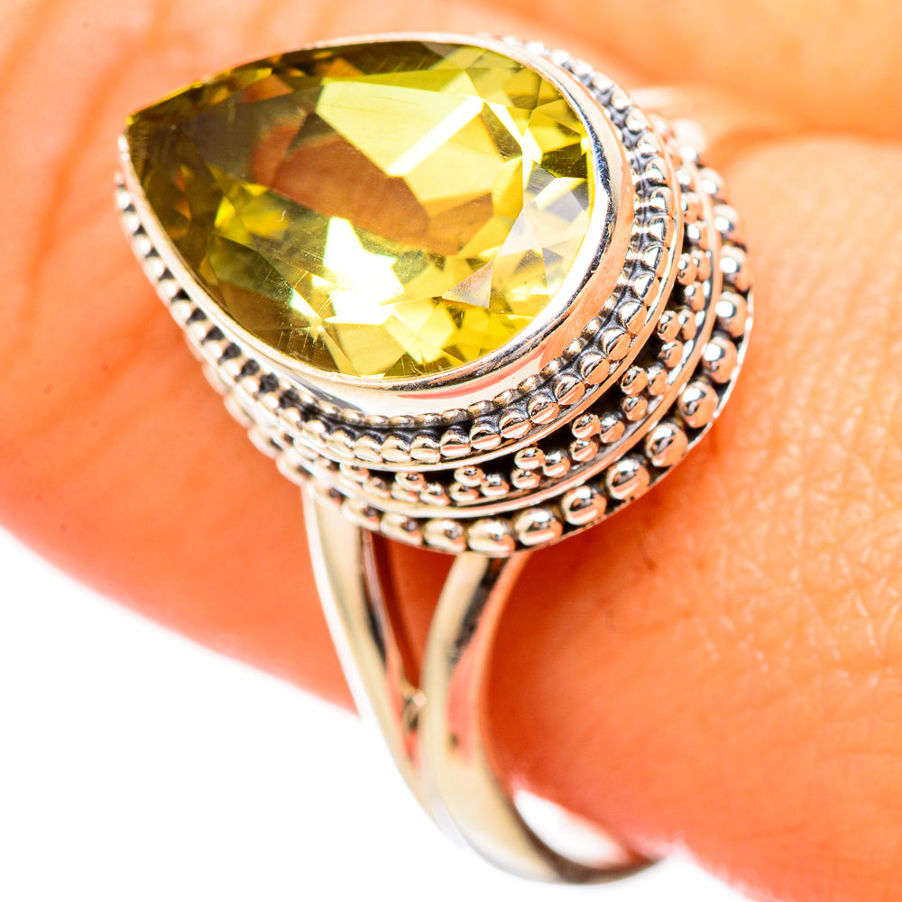 Citrine Rings handcrafted by Anasilvercos - RING115206