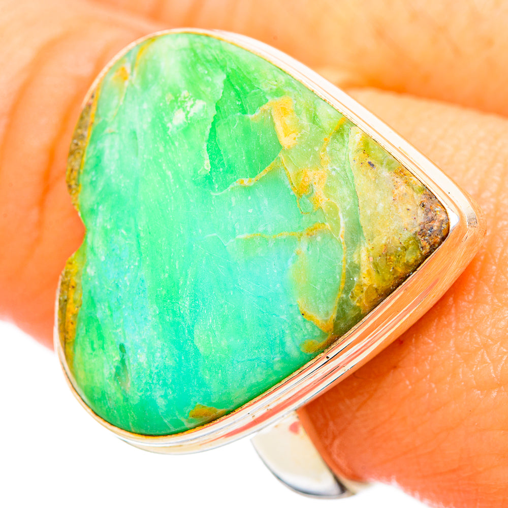 Peruvian Opal Rings handcrafted by Anasilvercos - RING115215