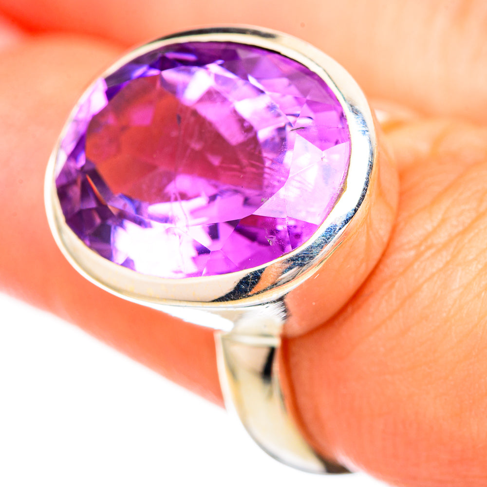 Amethyst Rings handcrafted by Anasilvercos - RING115223