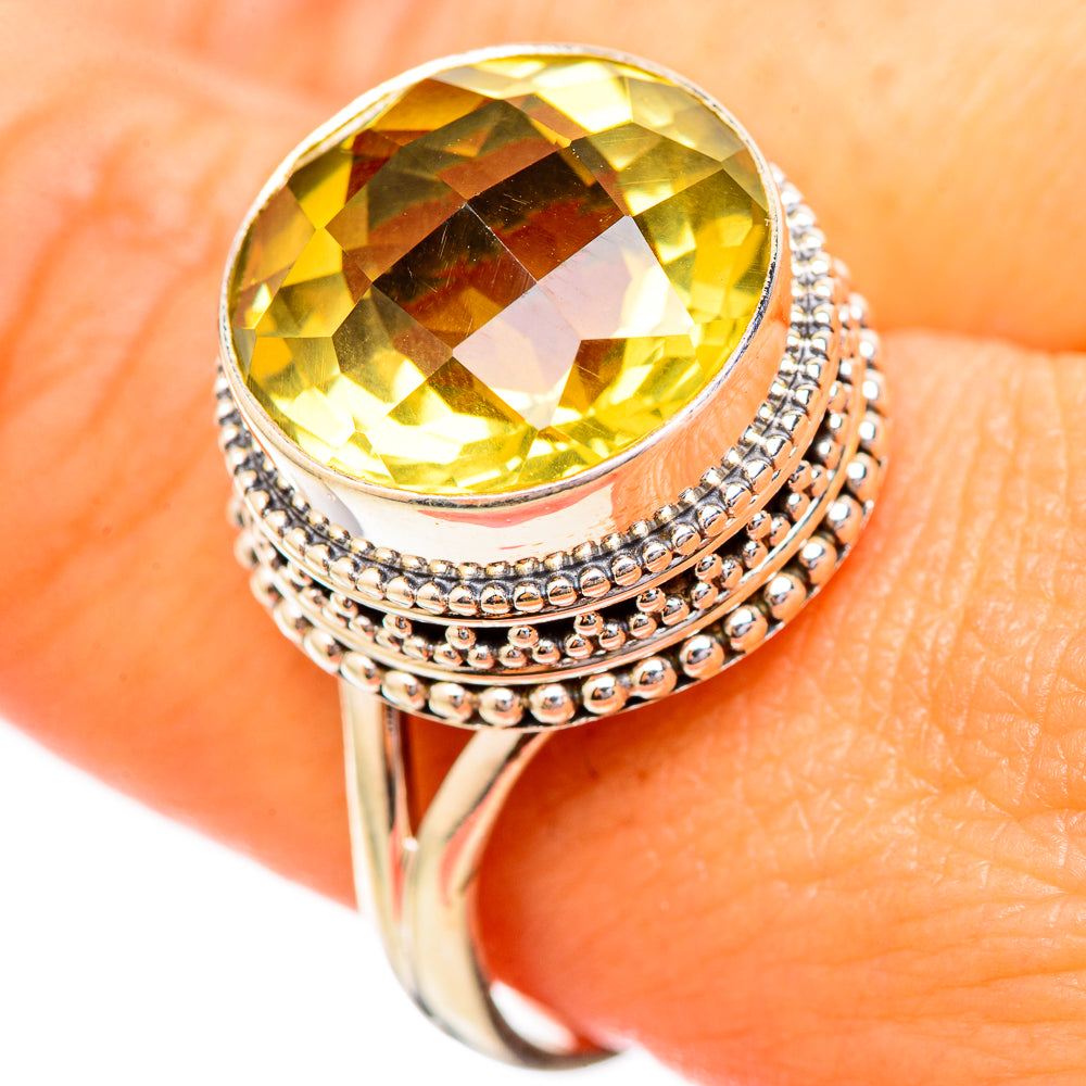 Citrine Rings handcrafted by Anasilvercos - RING115227