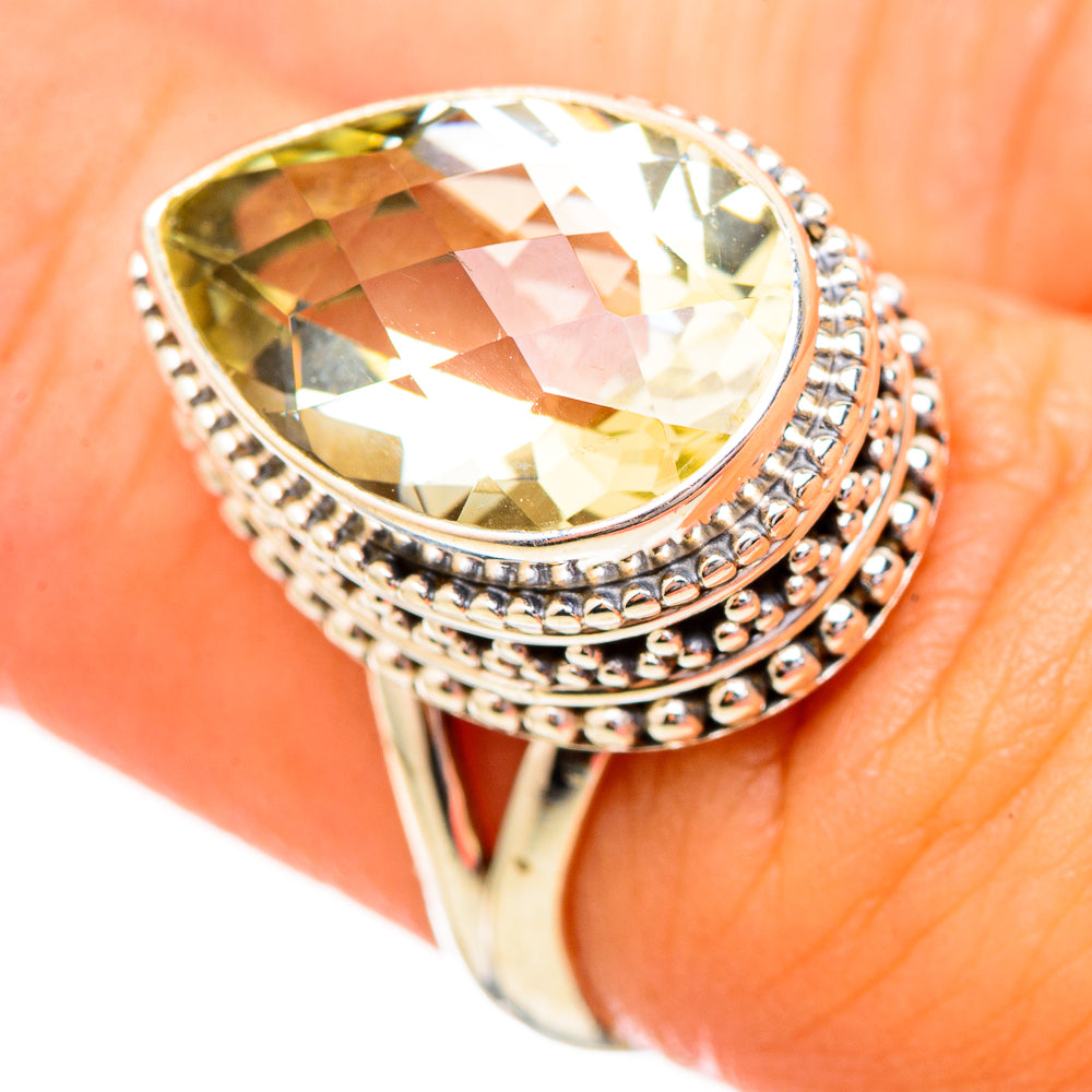Citrine Rings handcrafted by Anasilvercos - RING115228