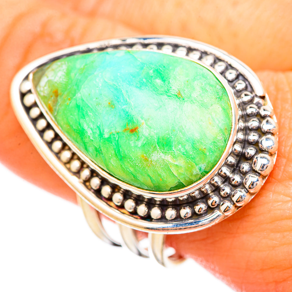 Peruvian Opal Rings handcrafted by Anasilvercos - RING115242