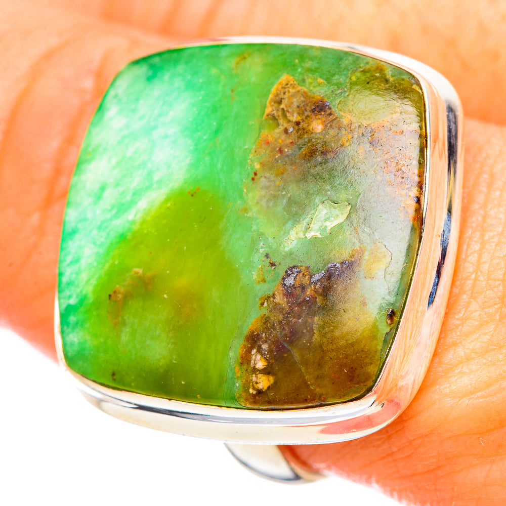 Peruvian Opal Rings handcrafted by Anasilvercos - RING115243