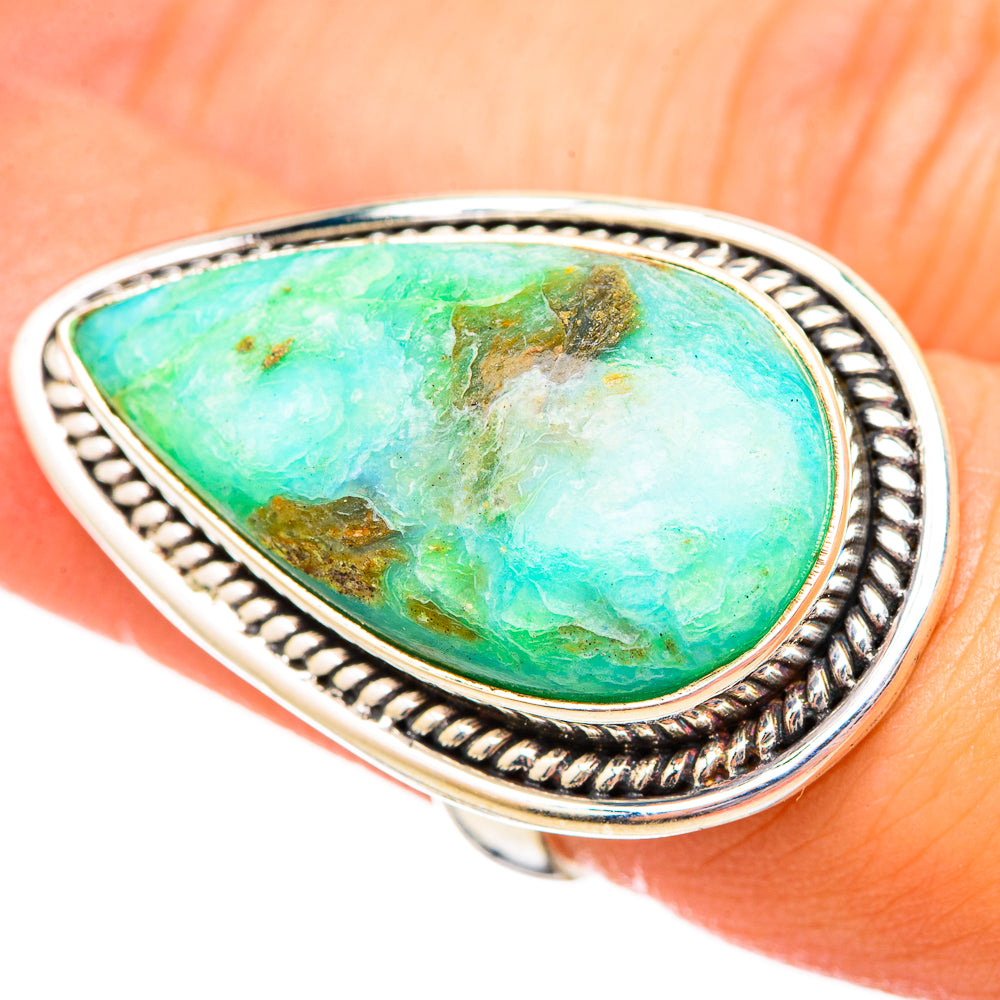 Peruvian Opal Rings handcrafted by Anasilvercos - RING115259