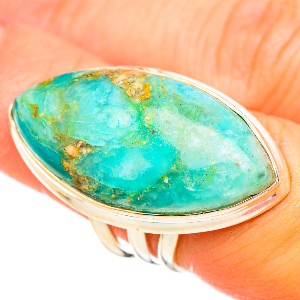 Peruvian Opal Rings handcrafted by Anasilvercos - RING115260