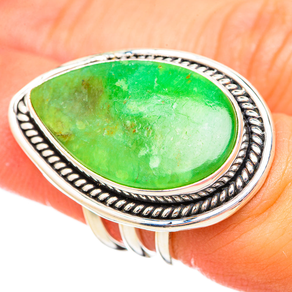Peruvian Opal Rings handcrafted by Anasilvercos - RING115261