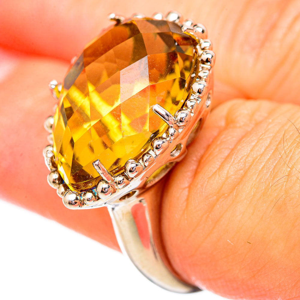 Citrine Rings handcrafted by Anasilvercos - RING115264