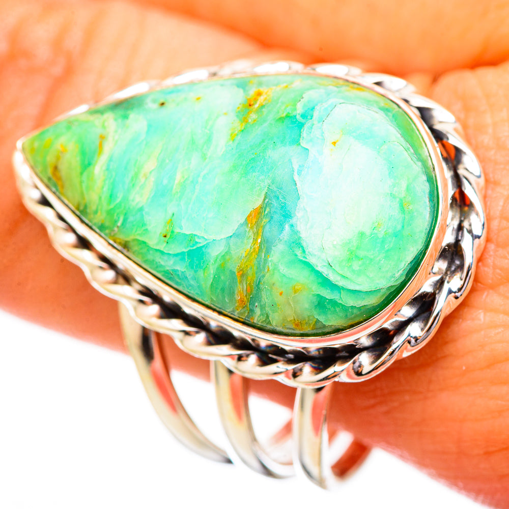 Peruvian Opal Rings handcrafted by Anasilvercos - RING115287
