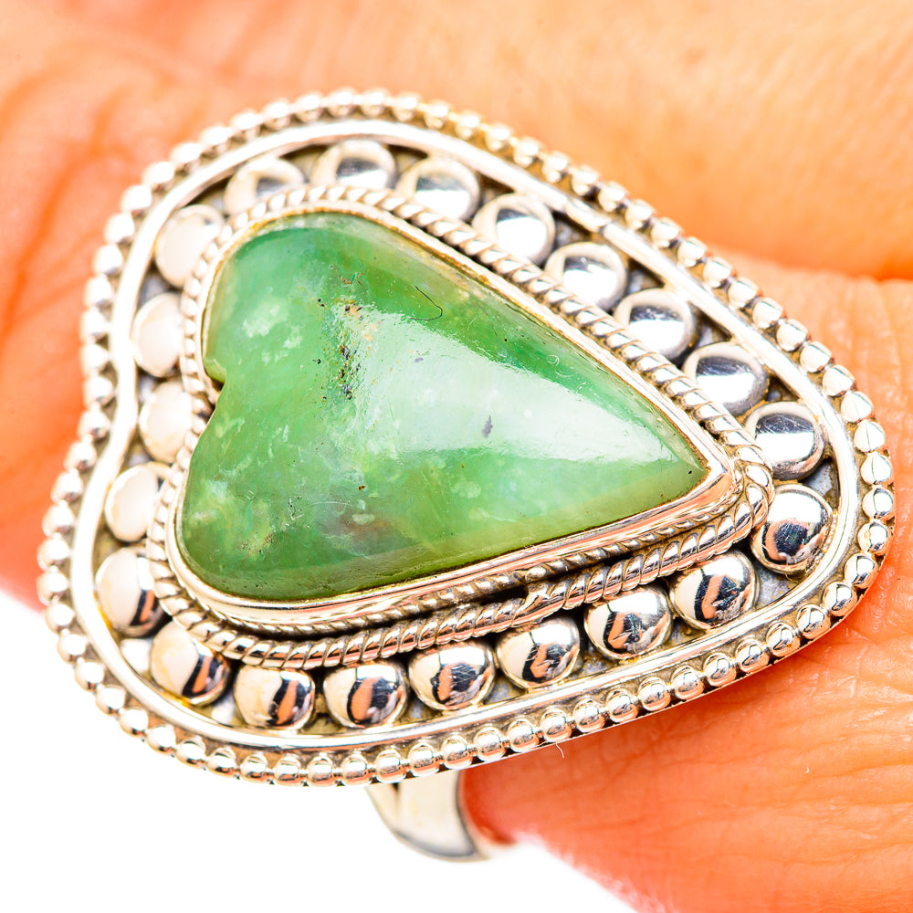 Peruvian Opal Rings handcrafted by Anasilvercos - RING115289