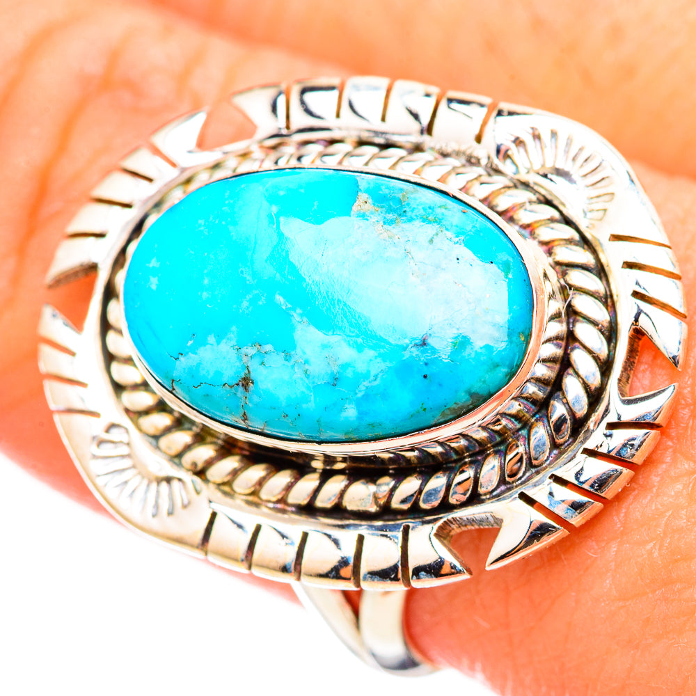 Chrysocolla Rings handcrafted by Anasilvercos - RING115296
