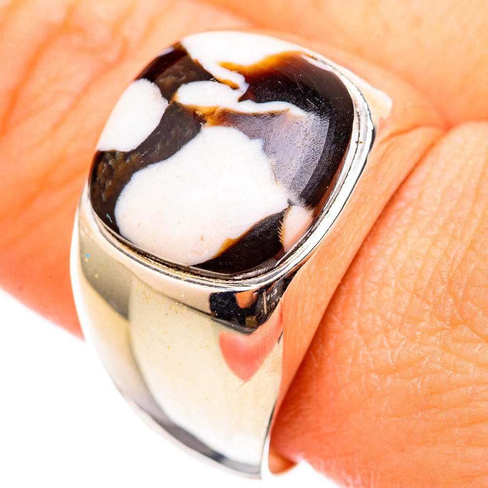 Peanut Wood Jasper Rings handcrafted by Anasilvercos - RING115303