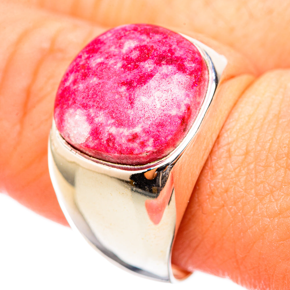 Thulite Rings handcrafted by Anasilvercos - RING115306