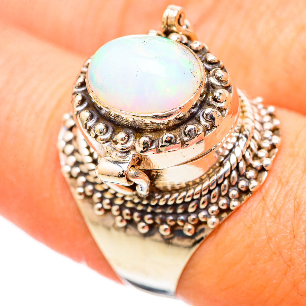 Ethiopian Opal Rings handcrafted by Anasilvercos - RING115318