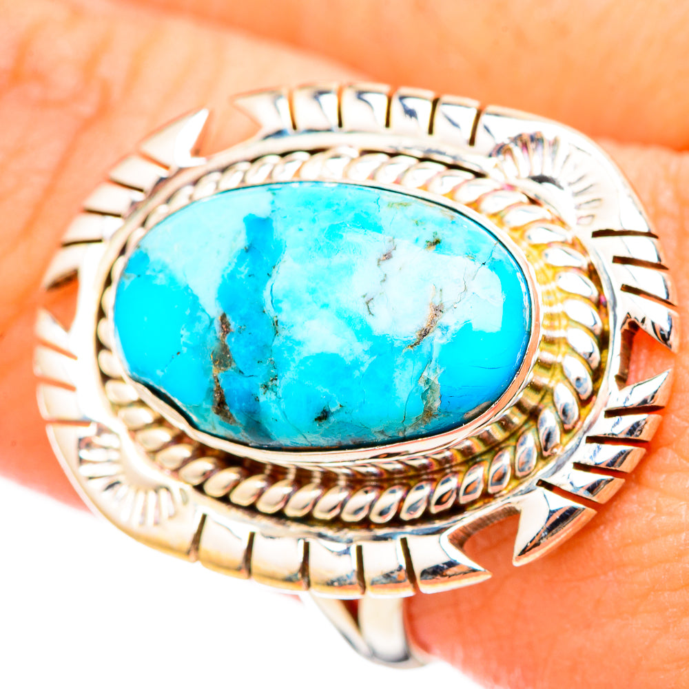 Chrysocolla Rings handcrafted by Anasilvercos - RING115323