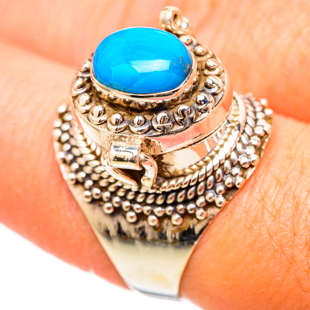 Chrysocolla Rings handcrafted by Anasilvercos - RING115325