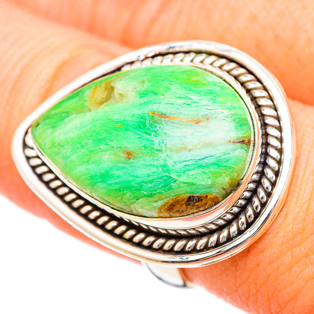 Peruvian Opal Rings handcrafted by Anasilvercos - RING115328