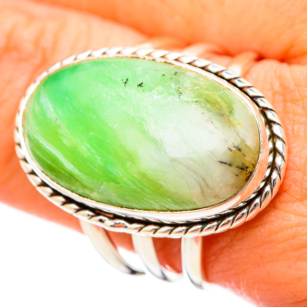 Peruvian Opal Rings handcrafted by Anasilvercos - RING115329