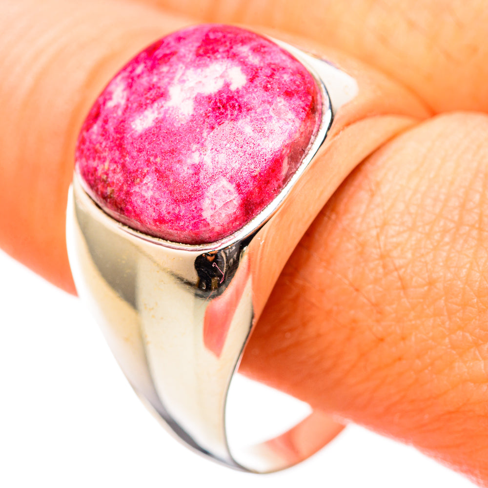Thulite Rings handcrafted by Anasilvercos - RING115335