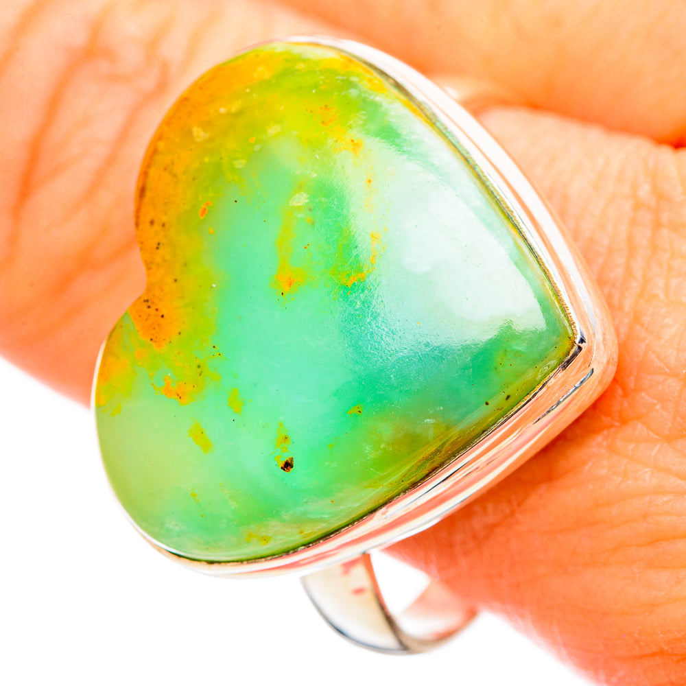 Peruvian Opal Rings handcrafted by Anasilvercos - RING115356