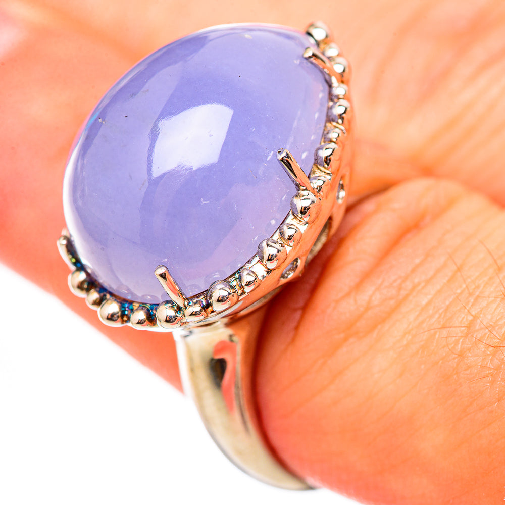 Chalcedony Rings handcrafted by Anasilvercos - RING115366
