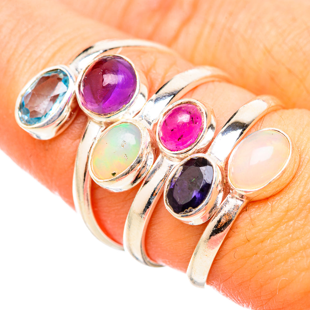 Amethyst Rings handcrafted by Anasilvercos - RING115373
