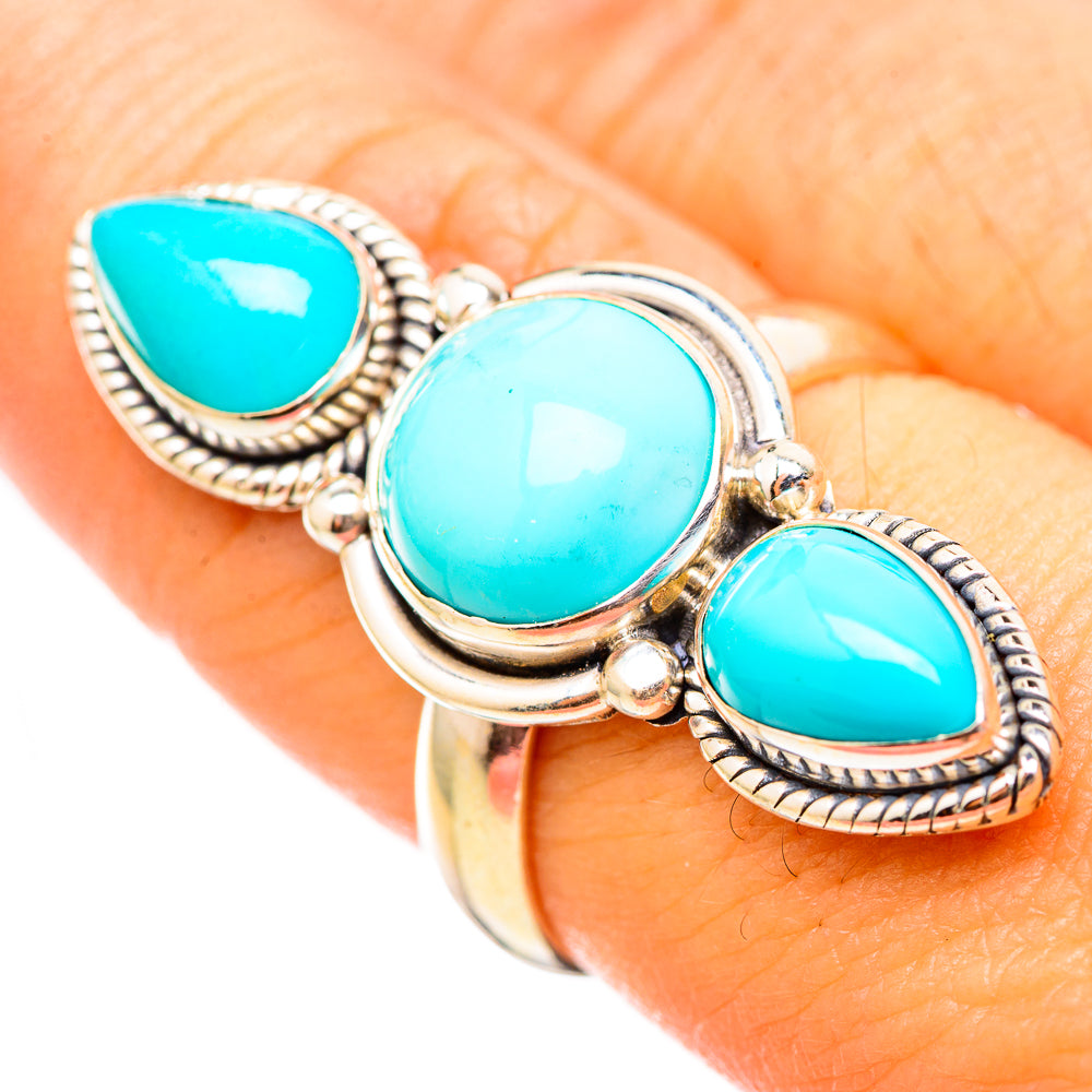 Larimar Rings handcrafted by Anasilvercos - RING115377