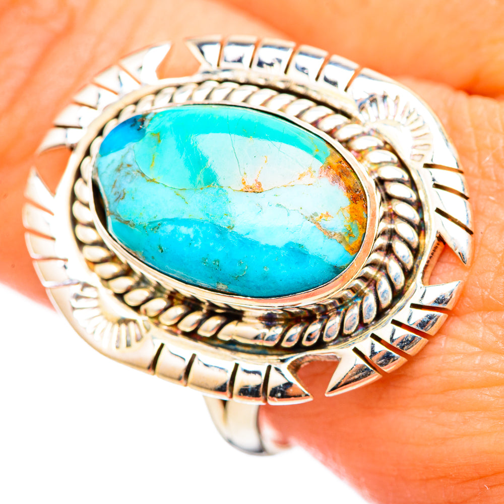 Chrysocolla Rings handcrafted by Anasilvercos - RING115378